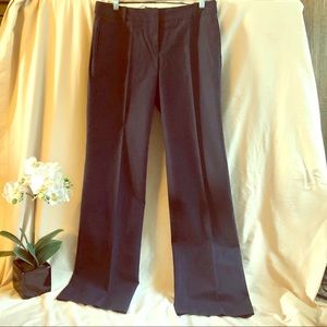 J CREW women’s navy pin-striped dress trousers